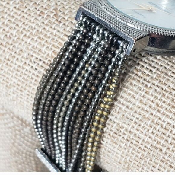 CHICO'S Mixed Metals Ball Chain Watch - Picture 3 of 6